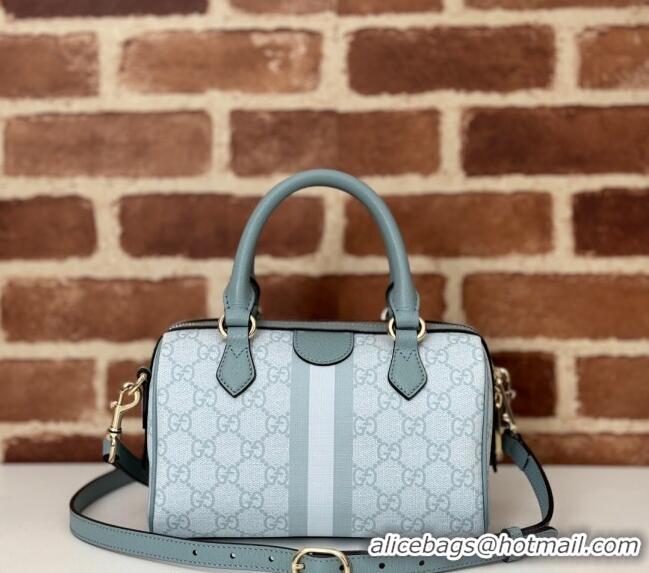 Top Quality Gucci Ophidia GG Canvas Mini Bag 772053 Dusty Blue 2024