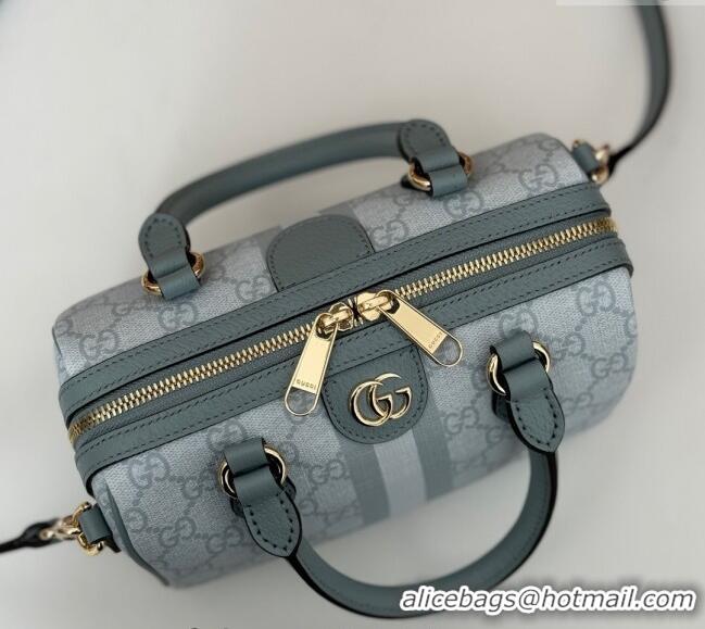 Top Quality Gucci Ophidia GG Canvas Mini Bag 772053 Dusty Blue 2024