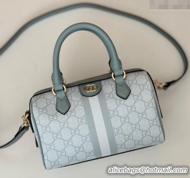 Top Quality Gucci Ophidia GG Canvas Mini Bag 772053 Dusty Blue 2024