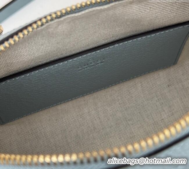 Top Quality Gucci Ophidia GG Canvas Mini Bag 772053 Dusty Blue 2024