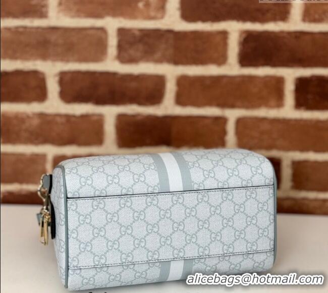 Luxury Classic Gucci Ophidia GG Canvas Small Top handle bag 772061 Dusty Blue 2024