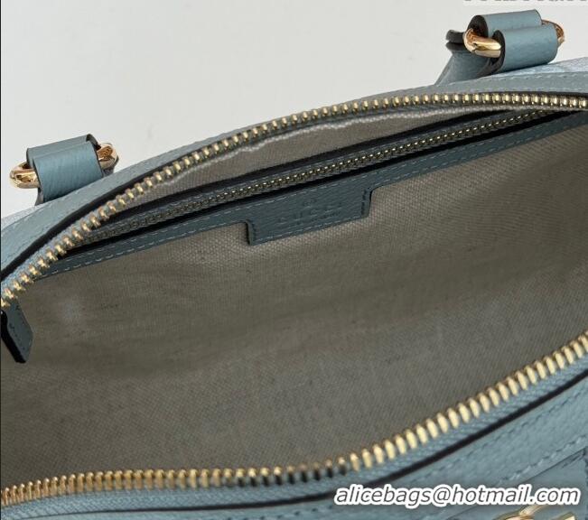 Luxury Classic Gucci Ophidia GG Canvas Small Top handle bag 772061 Dusty Blue 2024