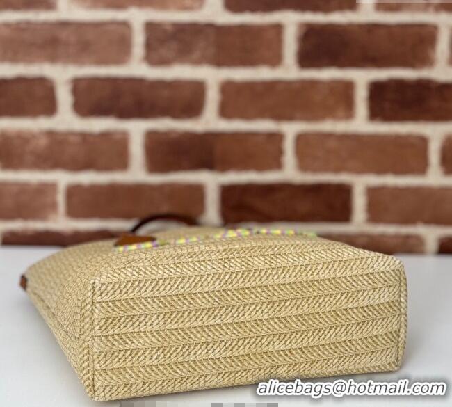 New Release Creation Gucci Small Straw Effect Tote bag ‎779671 2024