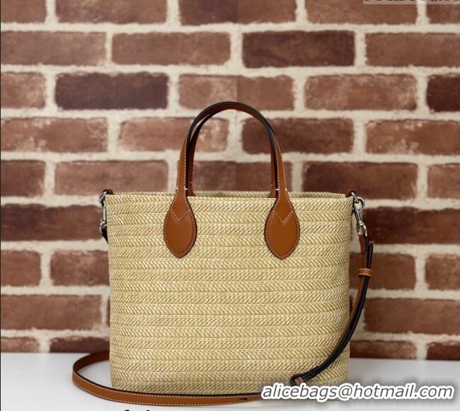 New Release Creation Gucci Small Straw Effect Tote bag ‎779671 2024