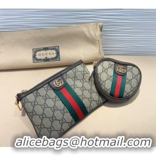 Top Grade Gucci Web GG Canvas Pouch Belt Bag G0708 2024