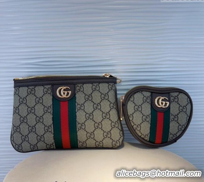 Top Grade Gucci Web GG Canvas Pouch Belt Bag G0708 2024