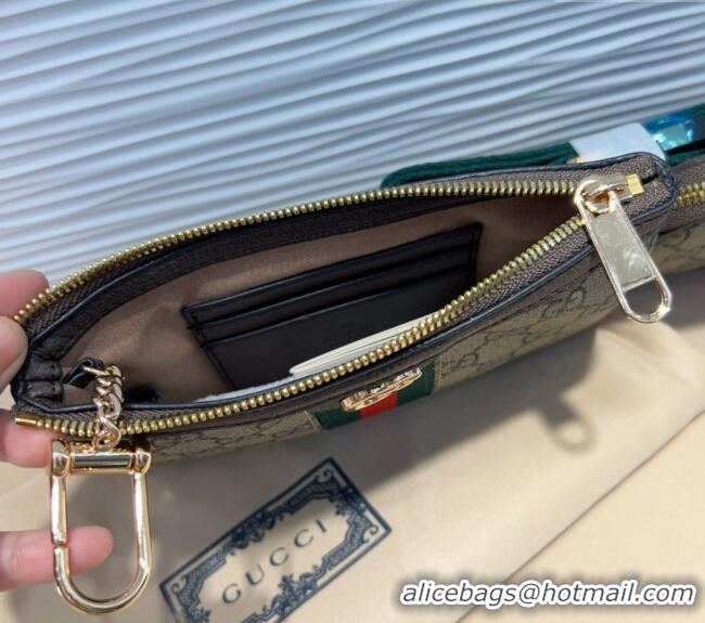 Top Grade Gucci Web GG Canvas Pouch Belt Bag G0708 2024