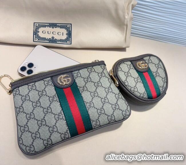 Top Grade Gucci Web GG Canvas Pouch Belt Bag G0708 2024