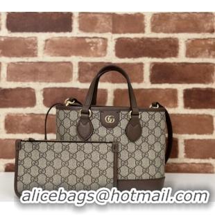 New Stylish Gucci Ophidia GG Canvas Mini Tote Bag 811716 Beige/Brown 2024
