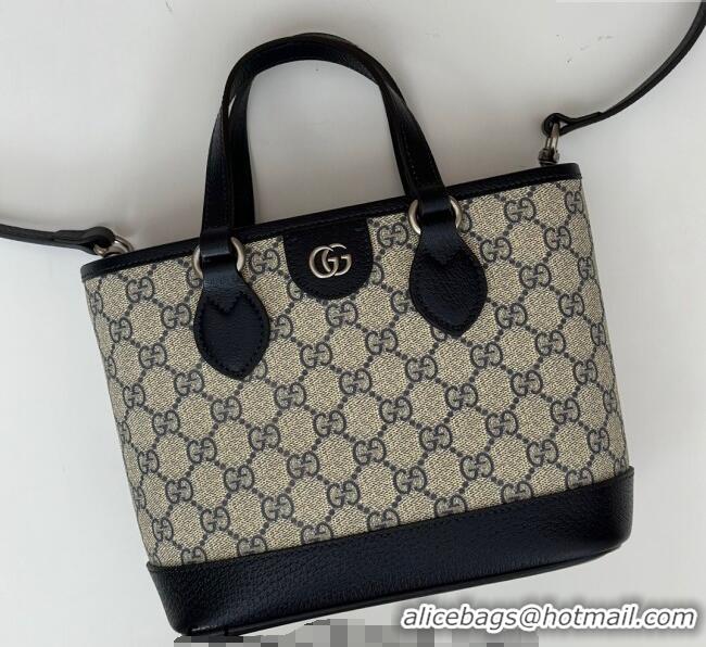 Spot Bulk Gucci Ophidia GG Canvas Mini Tote Bag 811716 Beige/Blue 2024