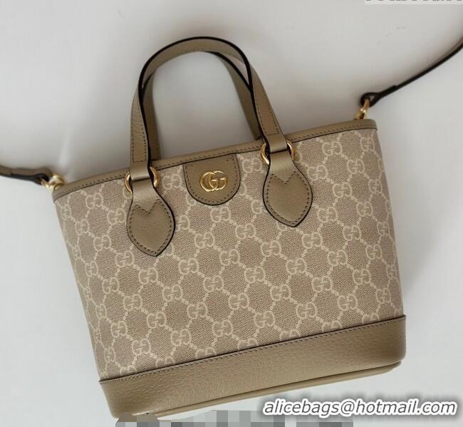 Buy Classic Gucci Ophidia GG Canvas Mini Tote Bag 811716 Beige/Oatmea 2024