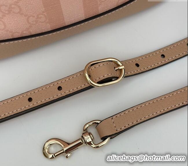 Spot Bulk Gucci Ophidia GG Canvas Mini Tote Bag 811716 Dusty Pink 2024