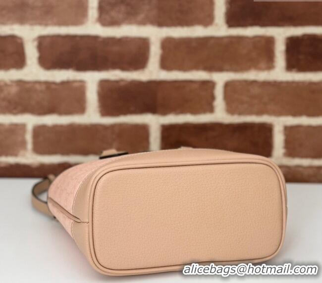 Spot Bulk Gucci Ophidia GG Canvas Mini Tote Bag 811716 Dusty Pink 2024