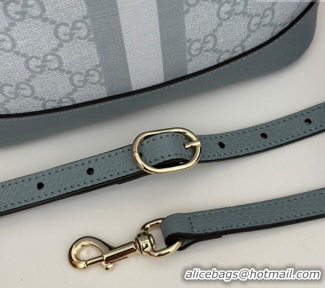 Market Sells Gucci Ophidia GG Canvas Mini Tote Bag 811716 Dusty Blue 2024