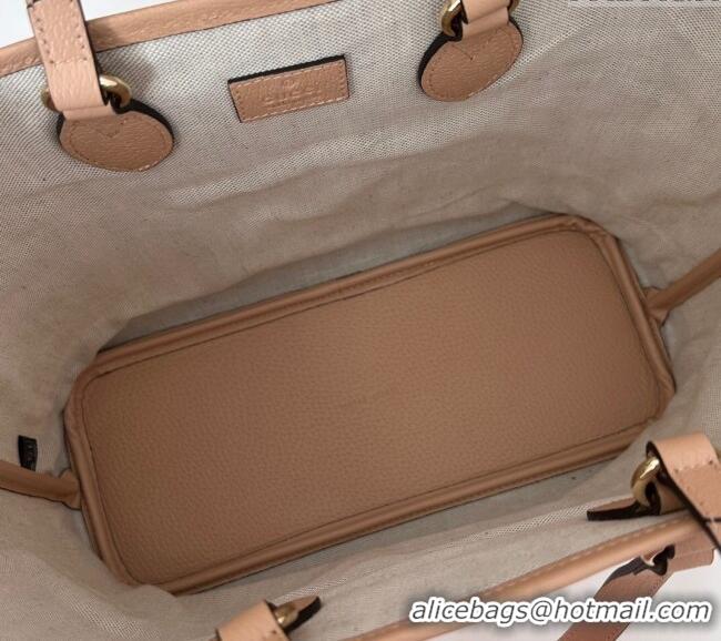Original Cheap Gucci Ophidia GG Canvas Mini Tote Bag 765043 Dusty Pink 2024