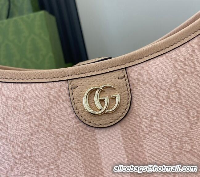 Spot Bulk Gucci Ophidia GG Canvas Small Shoulder Bag 781402 Dusty Pink 2024