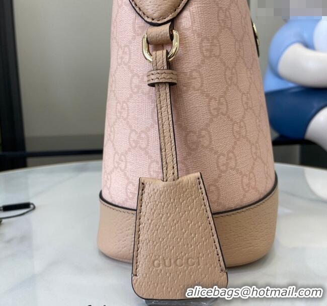 Spot Bulk Gucci Ophidia GG Canvas Small Shoulder Bag 781402 Dusty Pink 2024