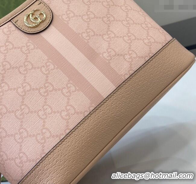 Spot Bulk Gucci Ophidia GG Canvas Small Shoulder Bag 781402 Dusty Pink 2024