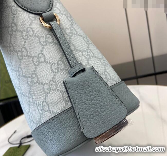 Modern Classic Gucci Ophidia GG Canvas Small Shoulder Bag 781402 Dusty Blue 2024