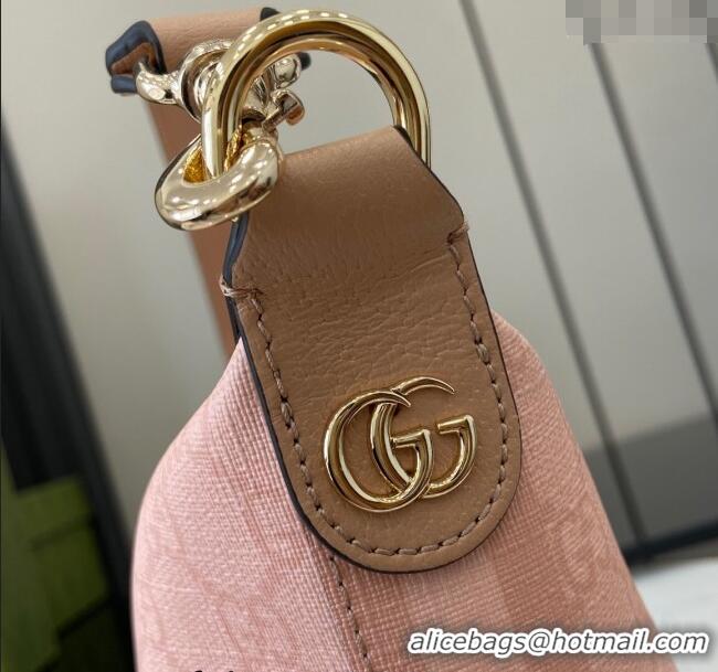 Classic Cheap Gucci Ophidia GG Canvas Super Mini Shoulder Bag 795170 Dusty Pink 2024