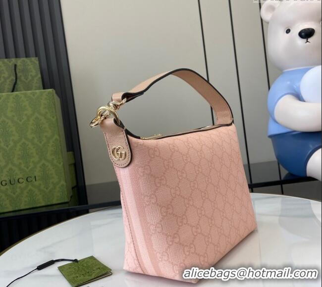 Classic Cheap Gucci Ophidia GG Canvas Super Mini Shoulder Bag 795170 Dusty Pink 2024