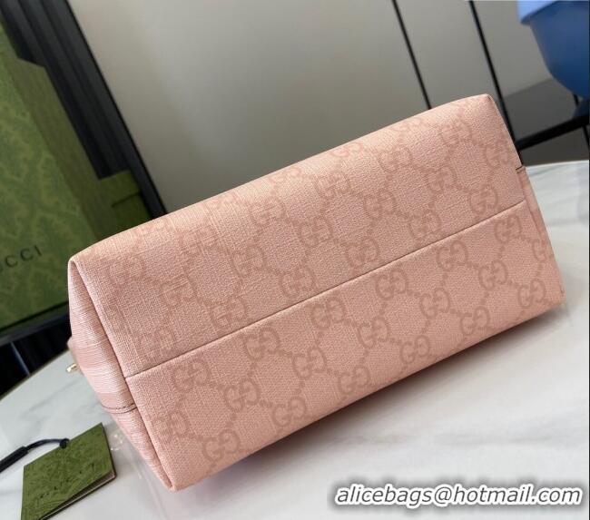Classic Cheap Gucci Ophidia GG Canvas Super Mini Shoulder Bag 795170 Dusty Pink 2024