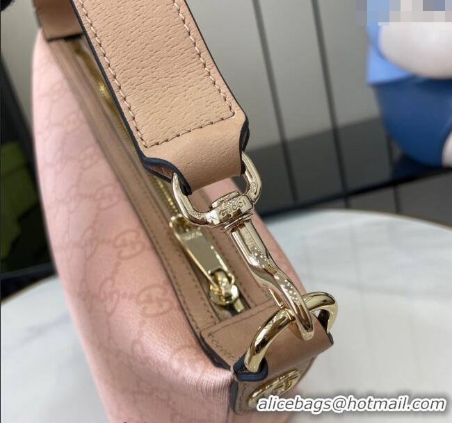 Classic Cheap Gucci Ophidia GG Canvas Super Mini Shoulder Bag 795170 Dusty Pink 2024