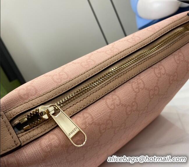 Classic Cheap Gucci Ophidia GG Canvas Super Mini Shoulder Bag 795170 Dusty Pink 2024