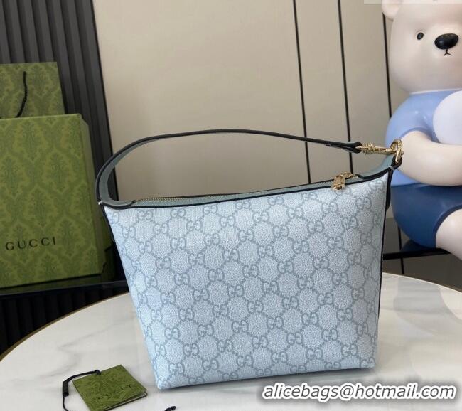 Buy Modern Gucci Ophidia GG Canvas Super Mini Shoulder Bag 795170 Dusty Blue 2024