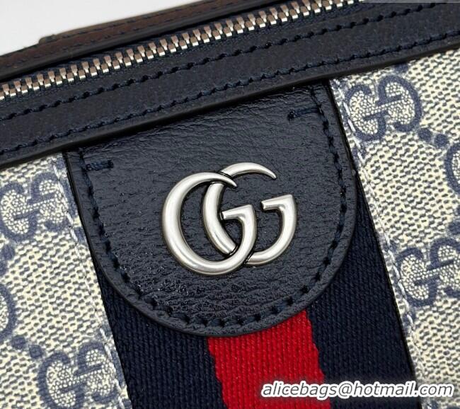 Reasonable Price Gucci Ophidia GG Canvas Small Shoulder Bag 795194 Beige/Blue 2024