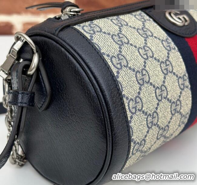 Reasonable Price Gucci Ophidia GG Canvas Small Shoulder Bag 795194 Beige/Blue 2024