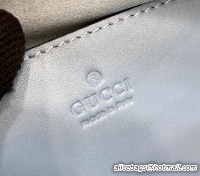 Buy Wholesale Gucci GG Marmont Matelasse Leather Small Shoulder Bag 447632 Light Blue 2024