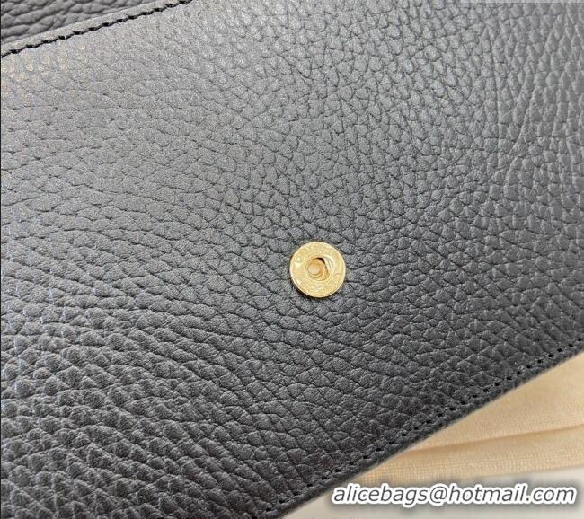 Good Product Gucci Blondie Grained Leather Mini Bag with Chain 510314 Black 2024