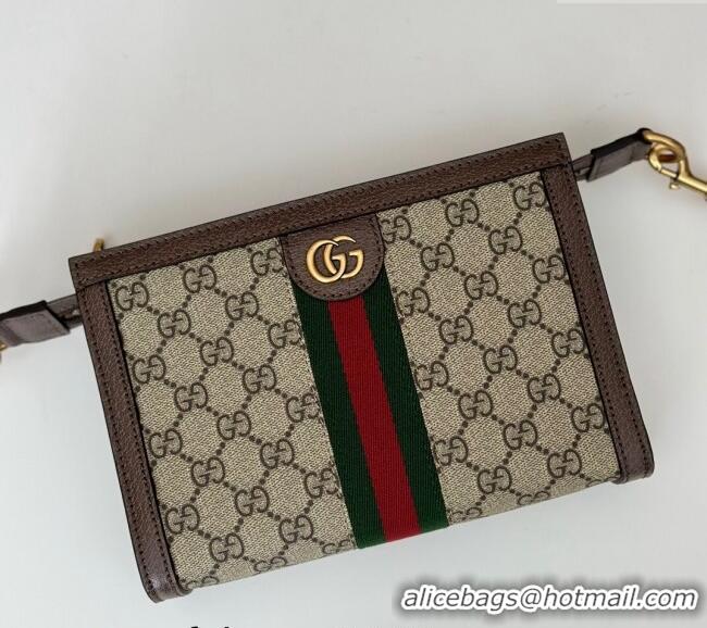 Top Quality Gucci Ophidia GG Canvas Super Mini Bag 795467 Beige/Brown 2024