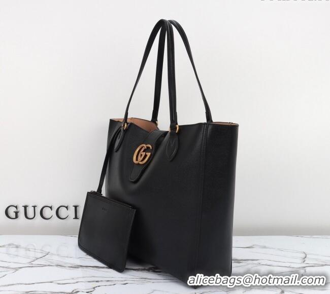 Classic Specials Gucci Leather Tote Bag 649577 Black 2024