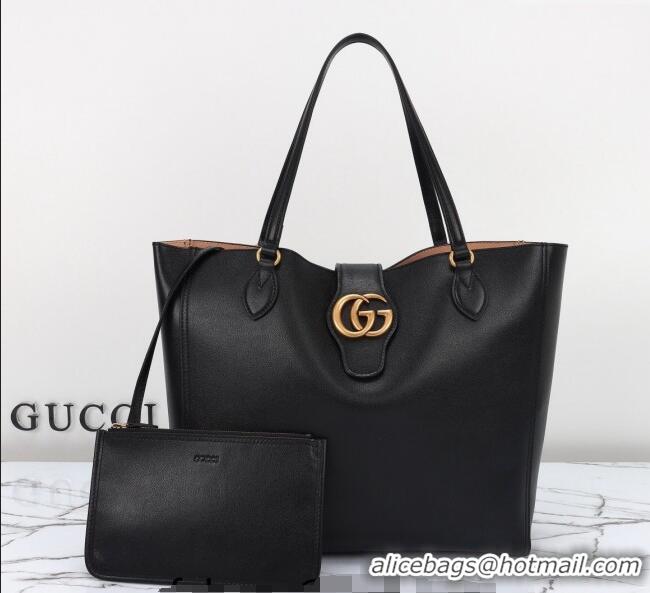 Classic Specials Gucci Leather Tote Bag 649577 Black 2024