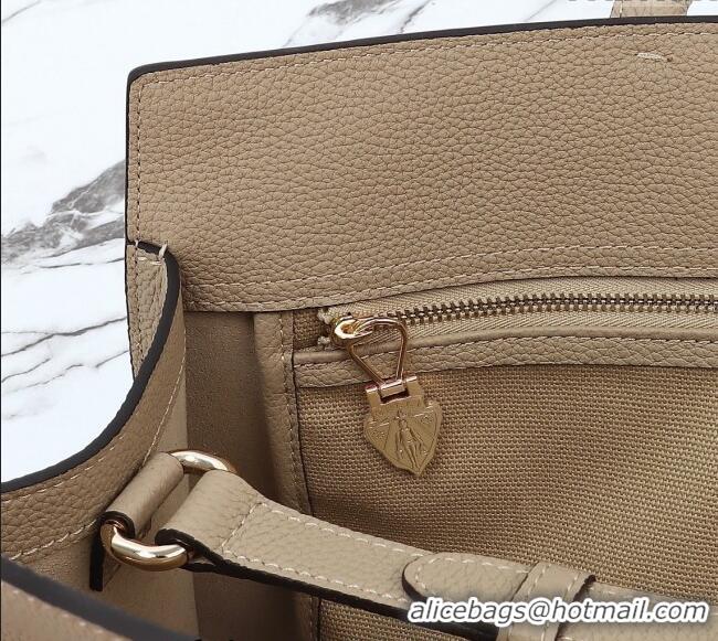 Best Quality Gucci Grainy Leather Medium Tote Bag with Hook Closure 795282 Beige 2024