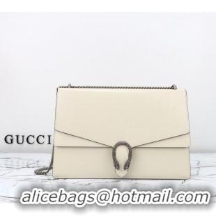 Traditional Specials Gucci Dionysus Large Shoulder Bag in Patent Leather 795003 White 2024