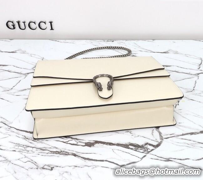 Traditional Specials Gucci Dionysus Large Shoulder Bag in Patent Leather 795003 White 2024