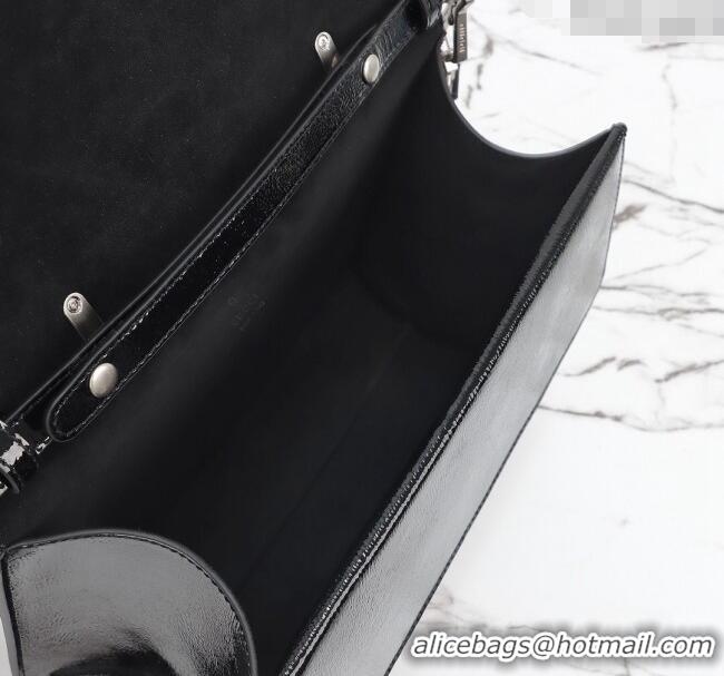 Reasonable Price Gucci Dionysus Medium Shoulder Bag in Patent Leather 795007 Black 2024