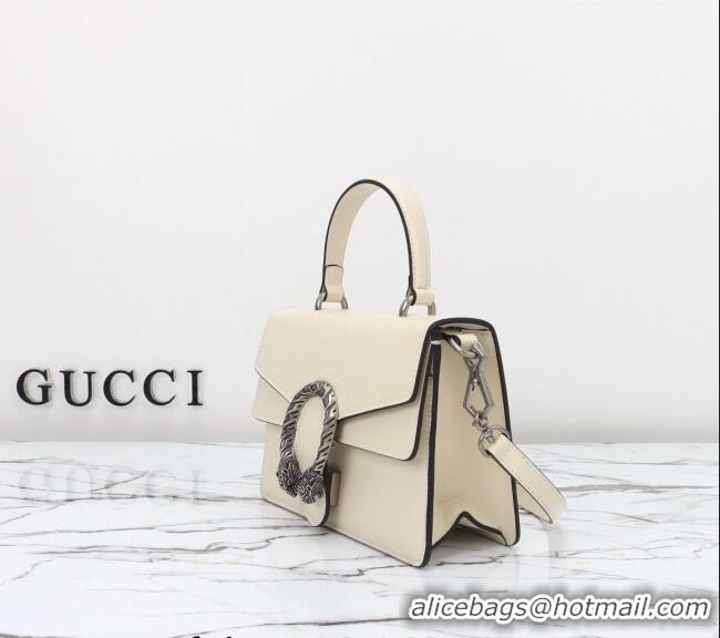 Well Crafted Gucci Dionysus Small Shoulder Bag in Patent Leather 799599 White 2024
