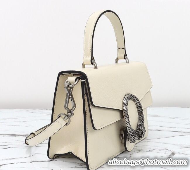 Well Crafted Gucci Dionysus Small Shoulder Bag in Patent Leather 799599 White 2024