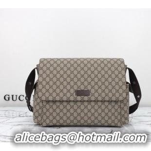 Luxury Classic Gucci GG Supreme Canvas Medium Diaper Shoulder Bag 211131 2024