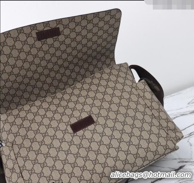 Luxury Classic Gucci GG Supreme Canvas Medium Diaper Shoulder Bag 211131 2024