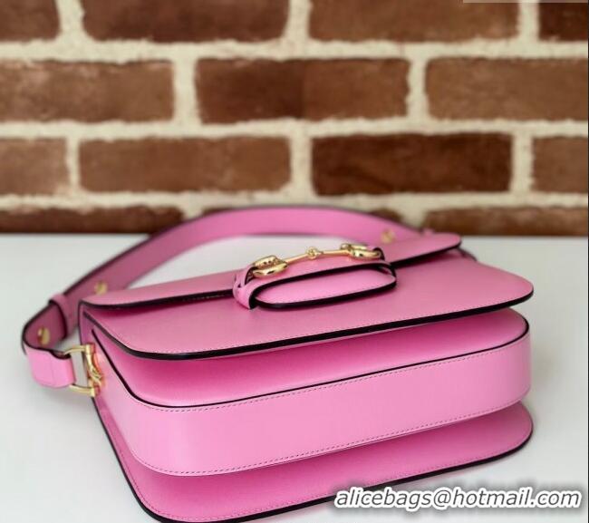 Market Sells Gucci Horsebit 1955 Leather Shoulder Bag 602204 Light Pink 2024