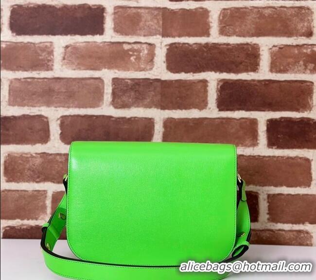Well Crafted Gucci Horsebit 1955 Leather Shoulder Bag 602204 Green 2024