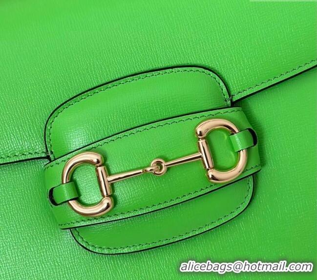 Well Crafted Gucci Horsebit 1955 Leather Shoulder Bag 602204 Green 2024