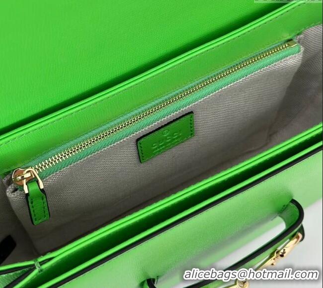 Well Crafted Gucci Horsebit 1955 Leather Shoulder Bag 602204 Green 2024