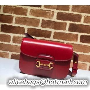 Well Crafted Gucci Horsebit 1955 Leather Shoulder Bag 602204 Red 2024