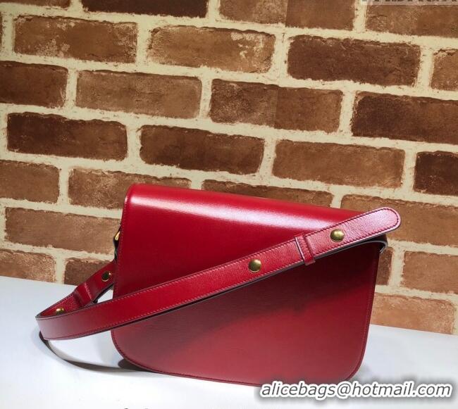 Well Crafted Gucci Horsebit 1955 Leather Shoulder Bag 602204 Red 2024